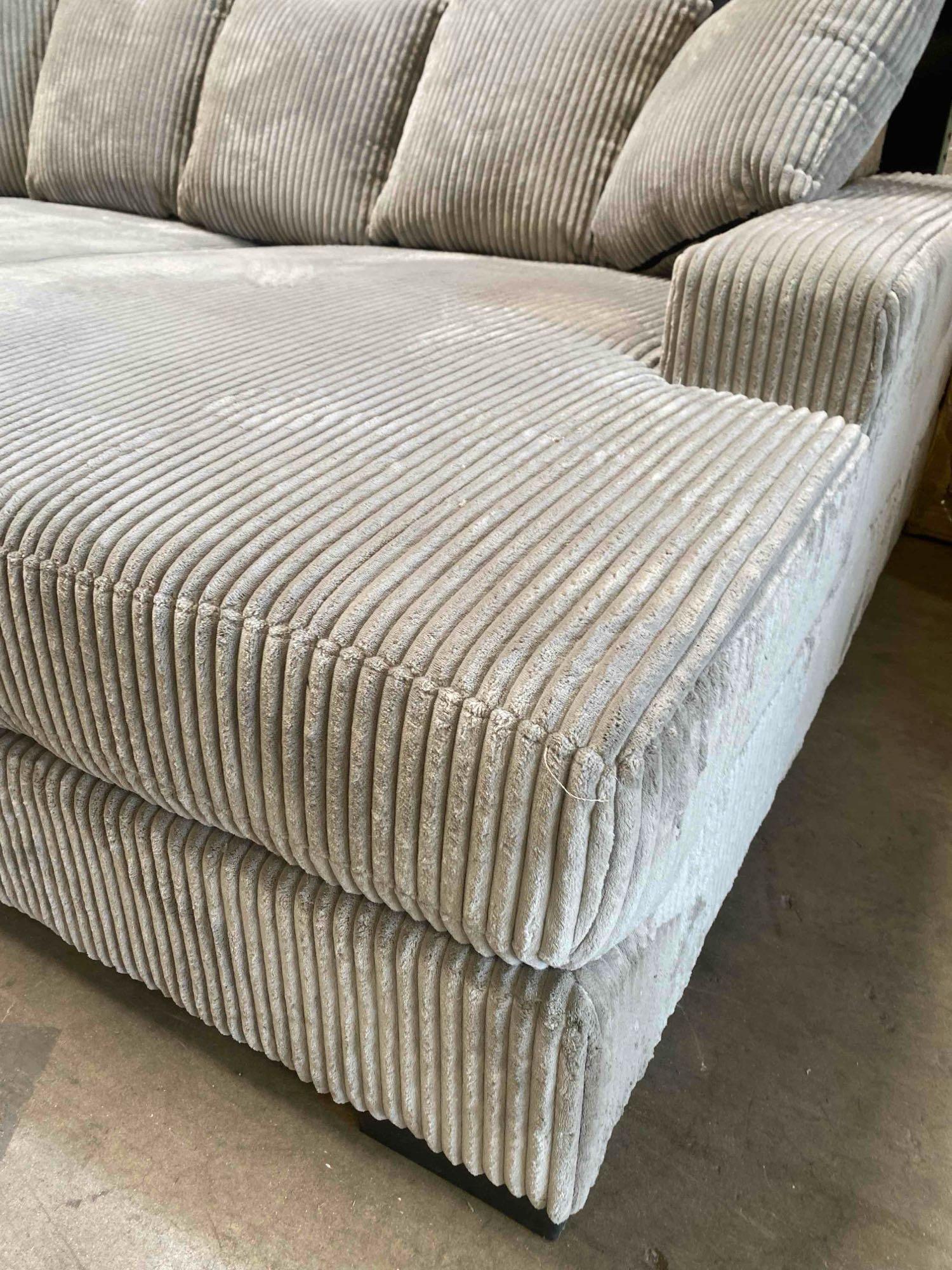 Luxe 108" Corduroy Sectional