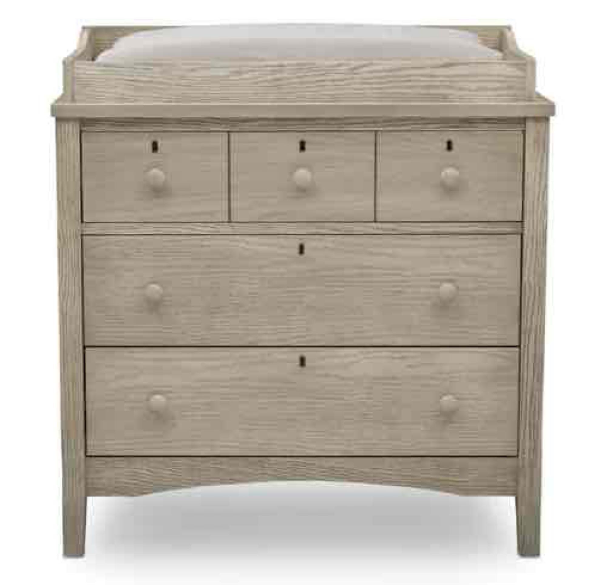Delta Children 3 Drawer Dresser with Drawer Interlocks with Changing Top