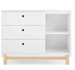 Delta Children Poppy 3 Drawer Dresser with Cubbies