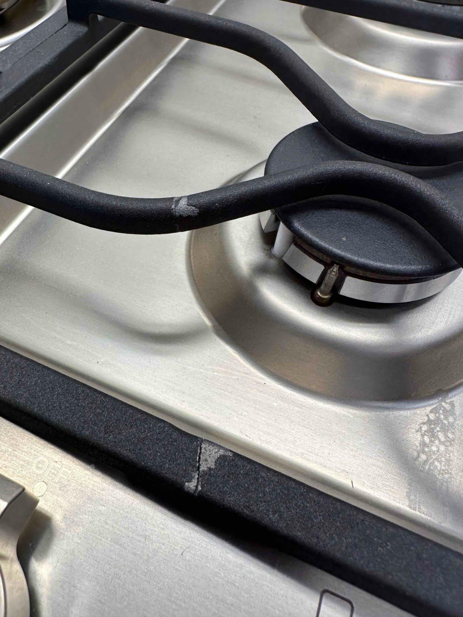 Bertazzoni Professional 36 Inch Segmented Gas/Induction Cooktop with 2 Induction Zones, 3 Sealed Gas
