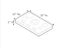 Bertazzoni Professional 36 Inch Segmented Gas/Induction Cooktop with 2 Induction Zones, 3 Sealed Gas