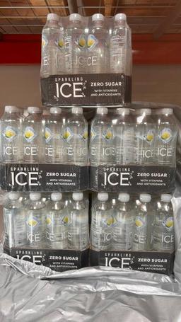 5 Cases - 12 Packs Sparkling Ice Drinks - Lemon Lime Water 17fl Oz Bottles - 60 Bottles Total