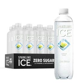5 Cases - 12 Packs Sparkling Ice Drinks - Lemon Lime Water 17fl Oz Bottles - 60 Bottles Total