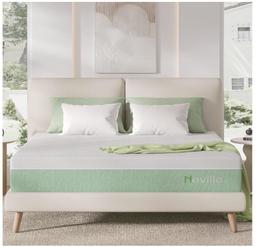 Novilla Queen Mattress, 10in Gel Memory Foam Mattress Supportive Pressure Relieving, Medium Firm