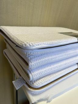 Mineral Spring Bath mat 24x36in QTy of 4 - White