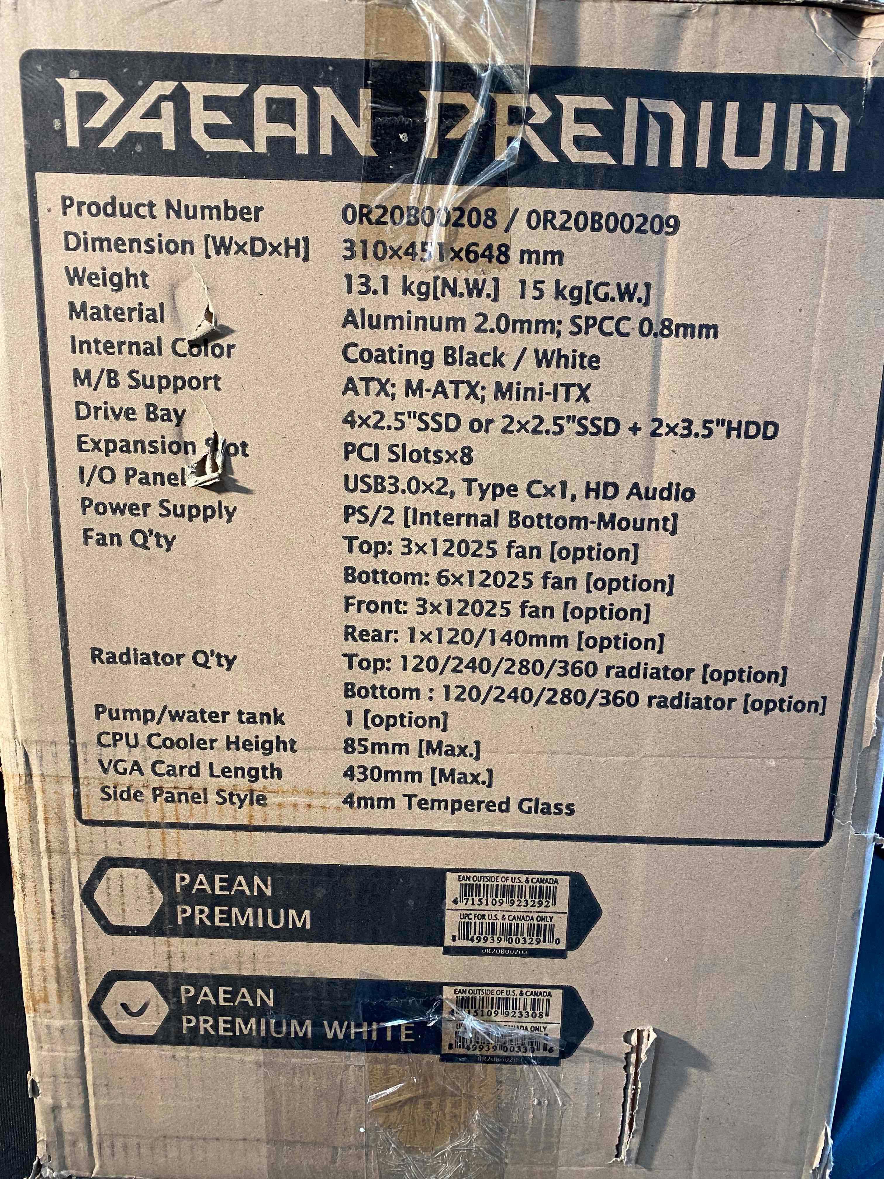 RAIJINTEK Paean, ITX PC Case