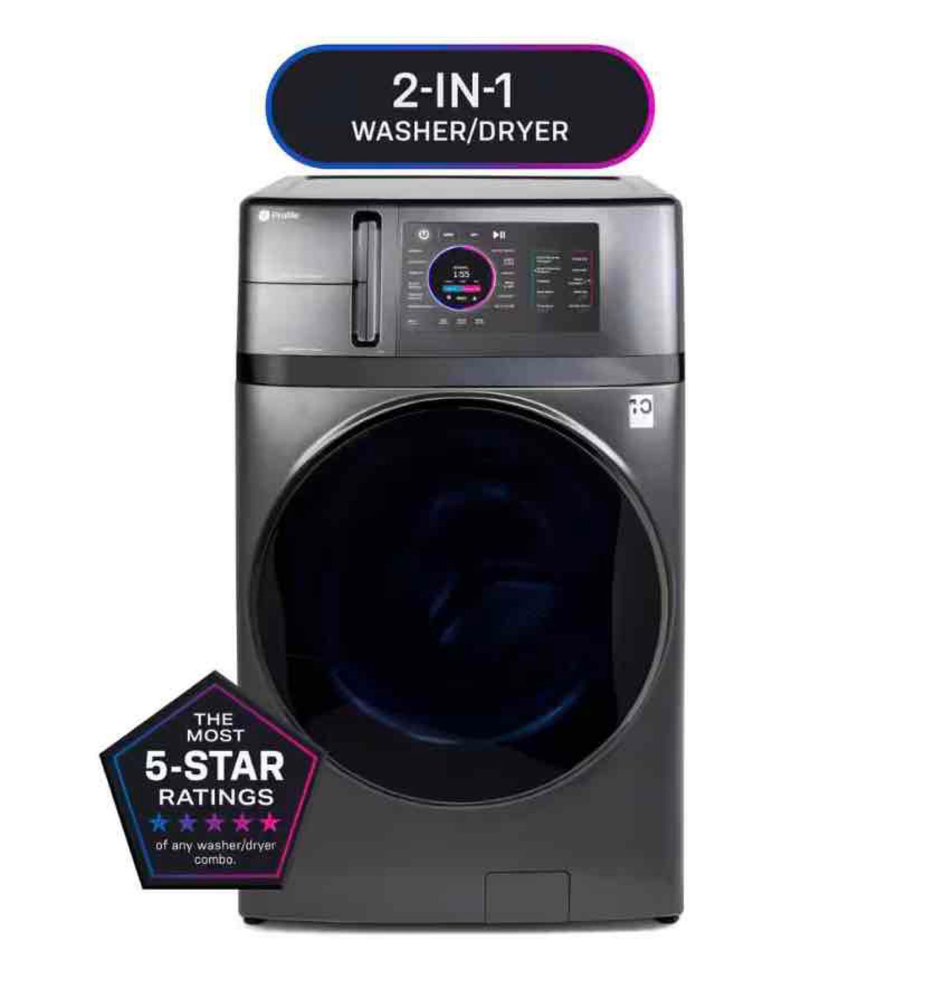 GE Profile 28" Carbon Graphite Washer/Dryer Combo