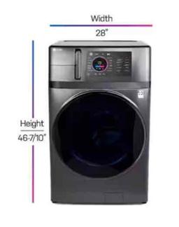 GE Profile 28" Carbon Graphite Washer/Dryer Combo
