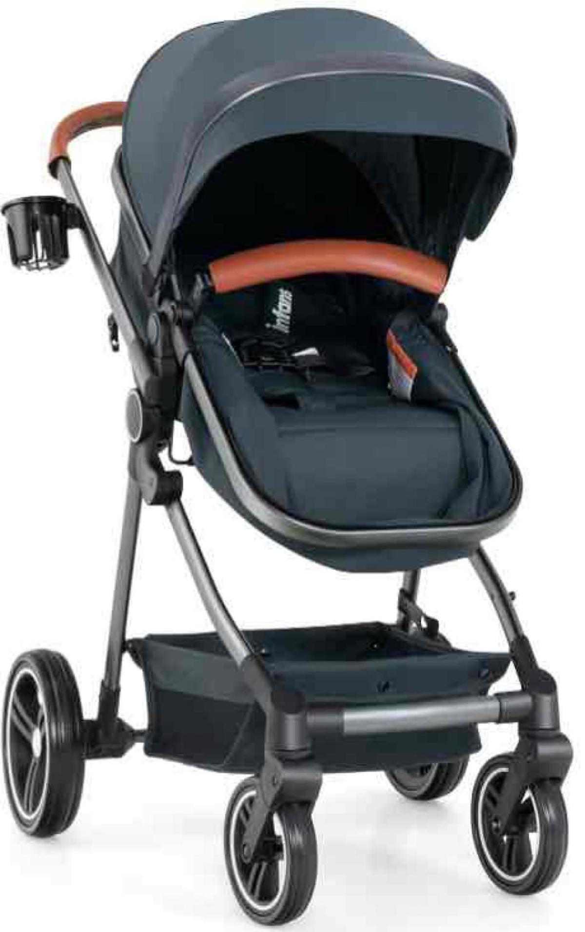 INFANS 2 in 1 High Landscape Convertible Baby Stroller