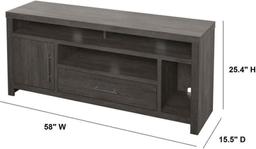 Gaming TV Stand for Most TVs Up to 65" - Gray