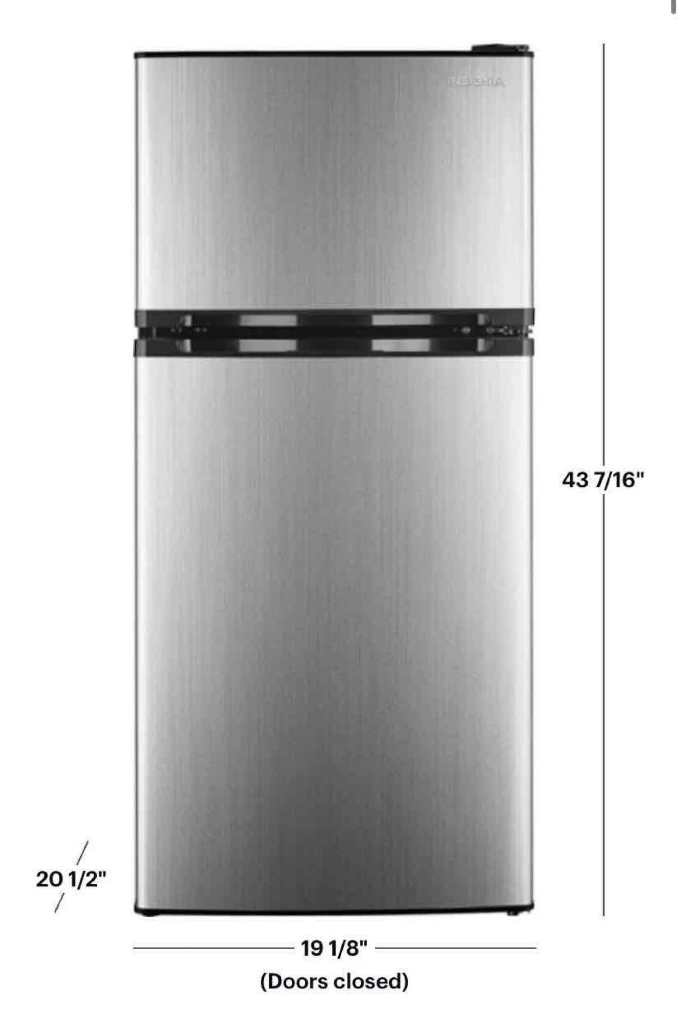 Insignia - 4.3 Cu. Ft. Mini Fridge with Top Freezer