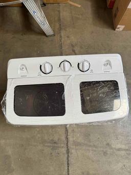 lbs Portable Washing Machine with Built-in Gravity Drain