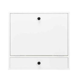 COSTWAY Wall-Mounted Drop-Leaf Table