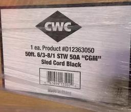 New Power Tech Indoor Outdoor Temporary Power Distribution Box, D18511000YW w/ Cable