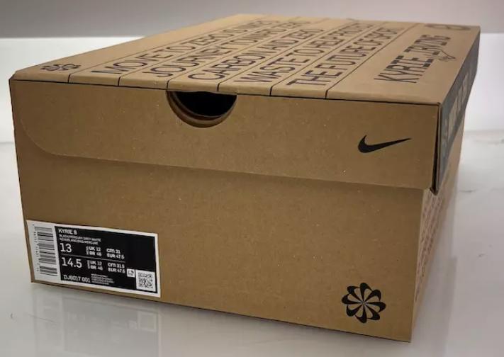 Nike US13 Shoe DJ6017-001, Kyrie 8, Black Mercury Grey White