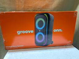 Onn Groove Wireless Party Bluetooth Speaker w/ LED Lights