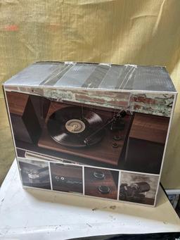 Crosley C62 2 Speed Turntable System, with Speakers