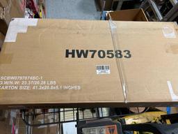 Costway 50 Gallon Patio Rattan Wicker Storage Deck Box Container Wheels W/Liner