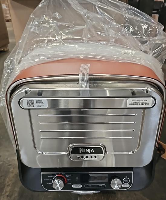 New Ninja WoodFire Technology 8 in 1 Pizza Oven, Model 00101B