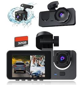4K Dash Cam for Car 3 Channel Camera - Brand New Sealed.