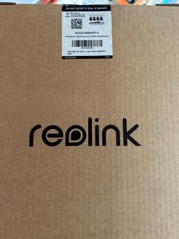 New Sealed Box, ReoLink Surveillance Cameras Outdoor RLK12-800WPT4