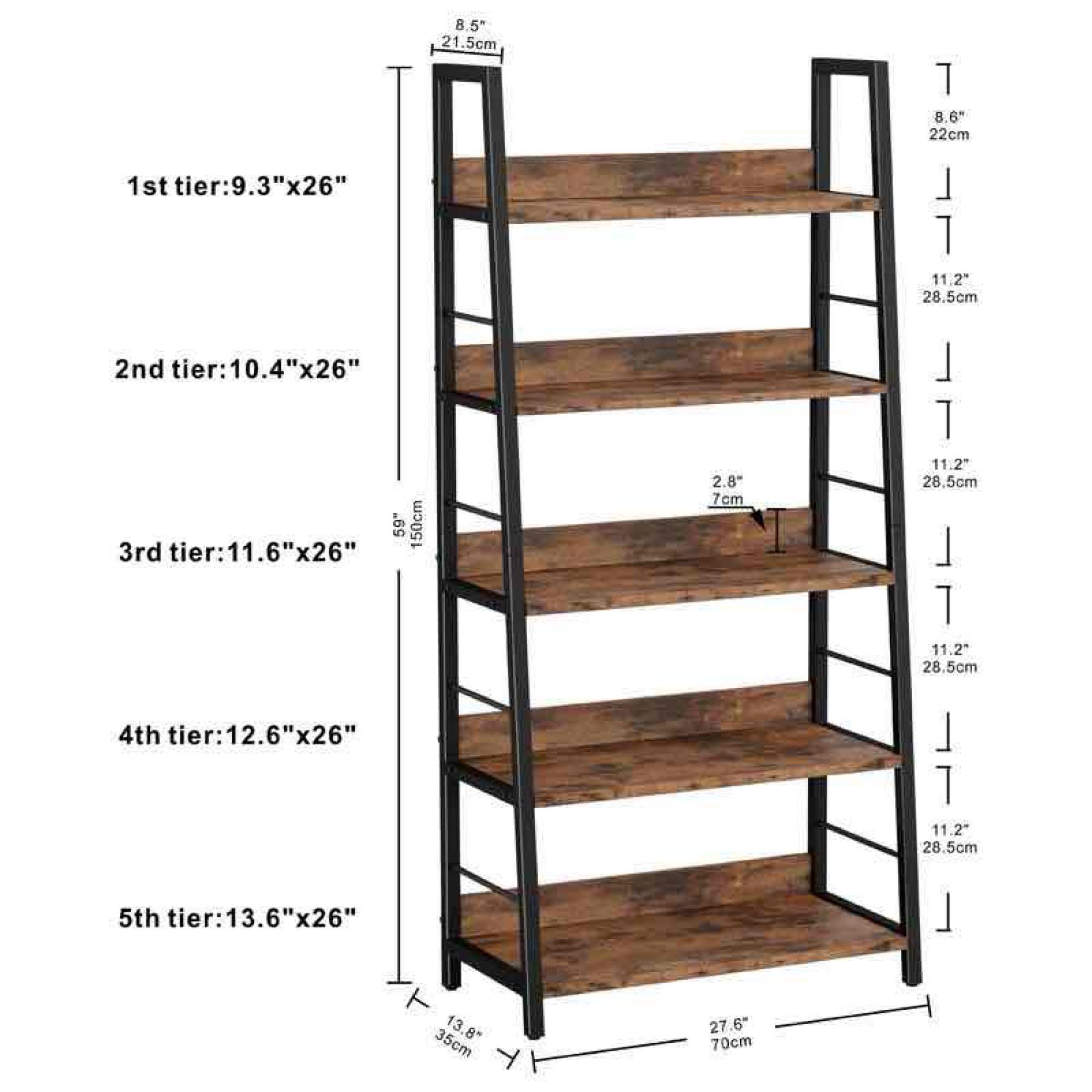 Keedy Ladder Bookcase