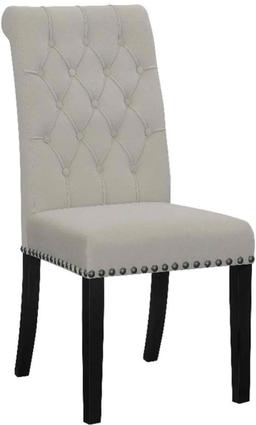 Upholstered Side Chairs with Nailhead Trim (Set of 2)