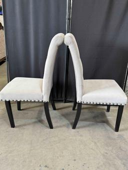 Upholstered Side Chairs with Nailhead Trim (Set of 2)