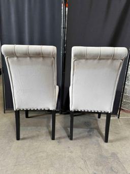 Upholstered Side Chairs with Nailhead Trim (Set of 2)