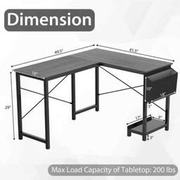 Giantex L-Shaped Computer Desk