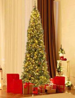 Costway 9-ft Pre-Lit Christmas Tree with 500 Lights
