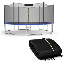 10 ft. Black Trampoline Safety Net Replacement Protection Enclosure Net
