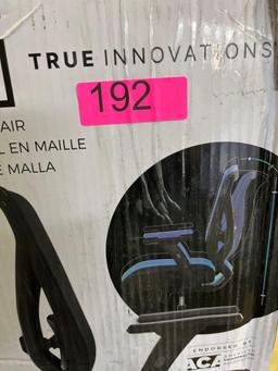 Black, true innovations, mesh chair