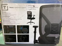Black, true innovations, mesh chair