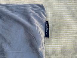 48"x72" Temperature Balancing Weighted Blanket Gray - Tranquility