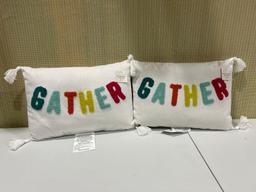 Qty 2 - Gather Decorative Pillow