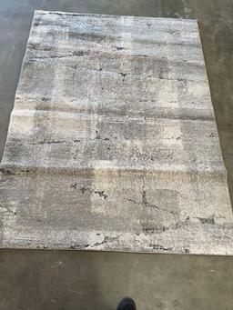 Icon area rug doma gray Rug Size: 5 ft. 3 in. x 7 ft.