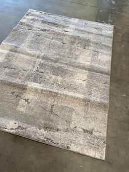 Icon area rug doma gray Rug Size: 5 ft. 3 in. x 7 ft.