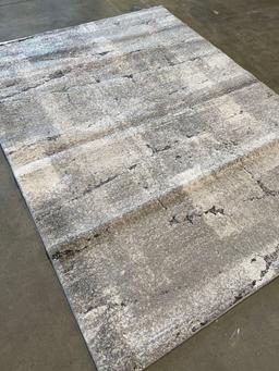 Icon area rug doma gray Rug Size: 5 ft. 3 in. x 7 ft.