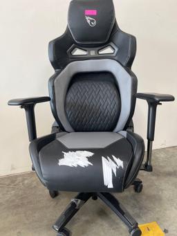 Silver and black DPS, pro elite gaming chair