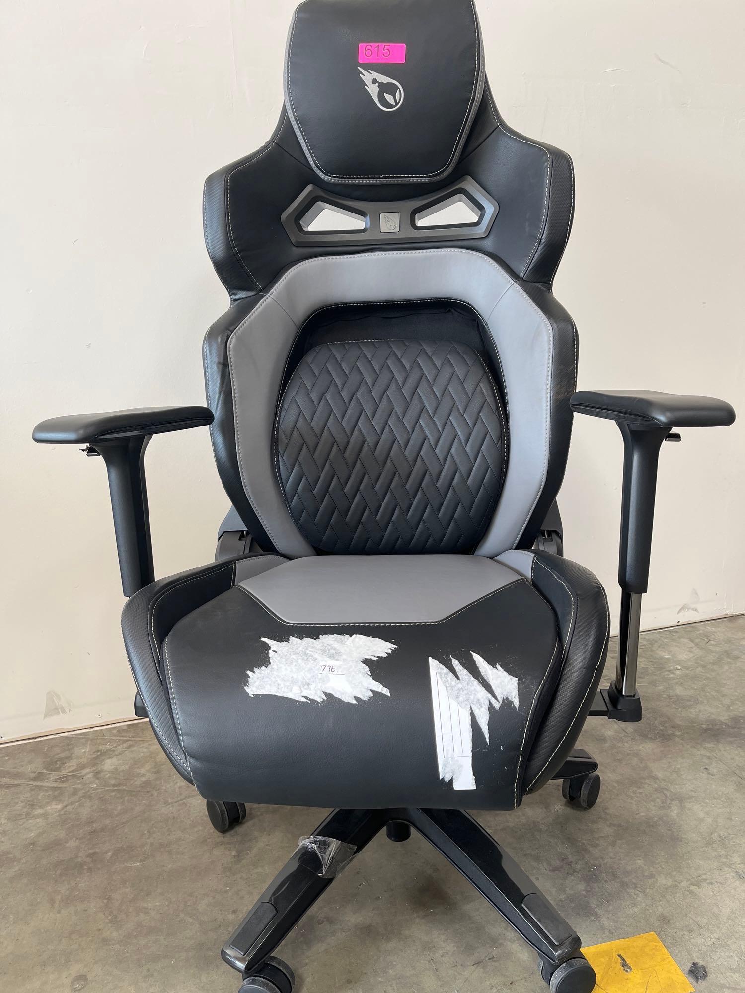 Silver and black DPS, pro elite gaming chair