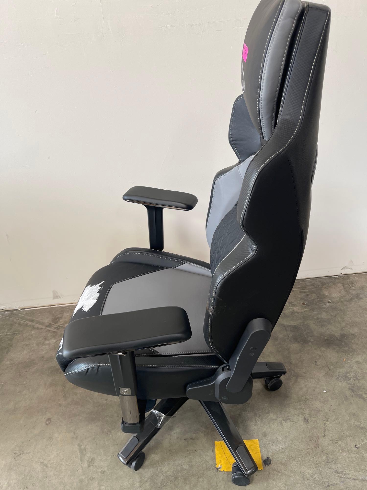 Silver and black DPS, pro elite gaming chair