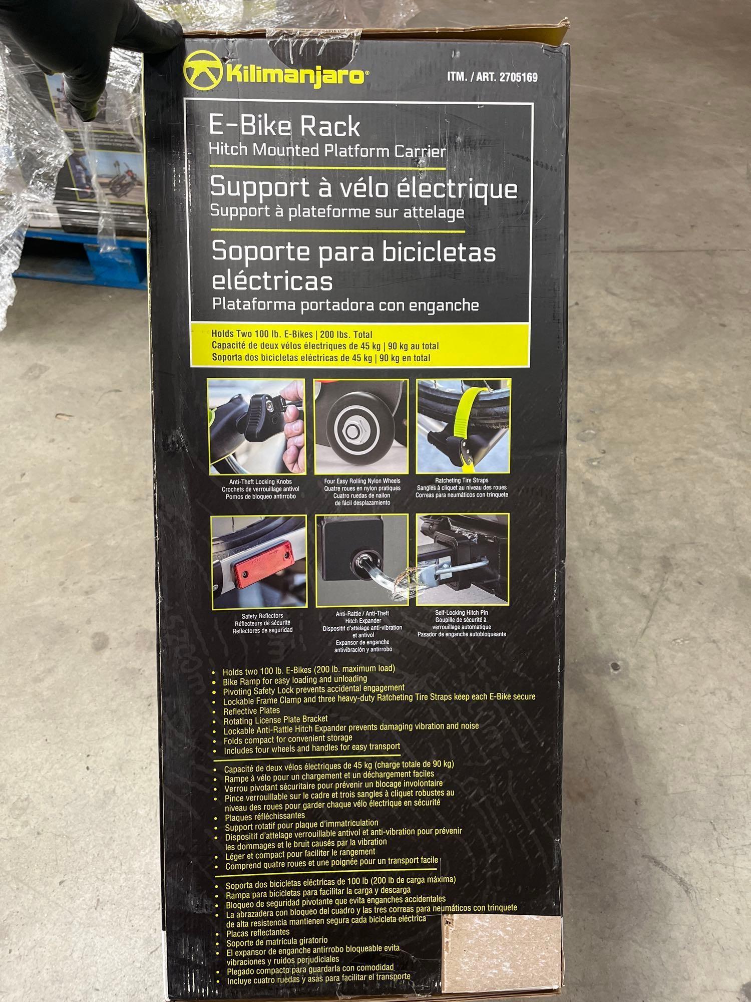 Kilimanjaro e-Bike Rack Hitch Mounted Platform Carrier