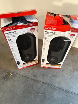 QTY 2- Lasko motion X heater. Model CC27350