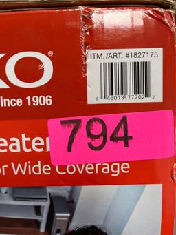 QTY 2 Lasko low profile heater