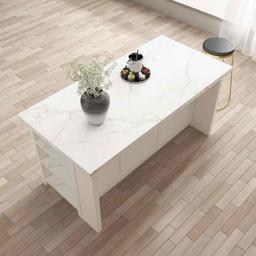 72" Modern Style Laminate Kitchen Islands With Multi-Storage