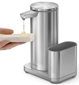 Simplehuman Sensor Pump with Sponge Caddy