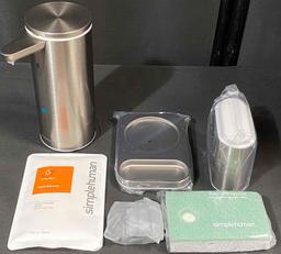 Simplehuman Sensor Pump with Sponge Caddy