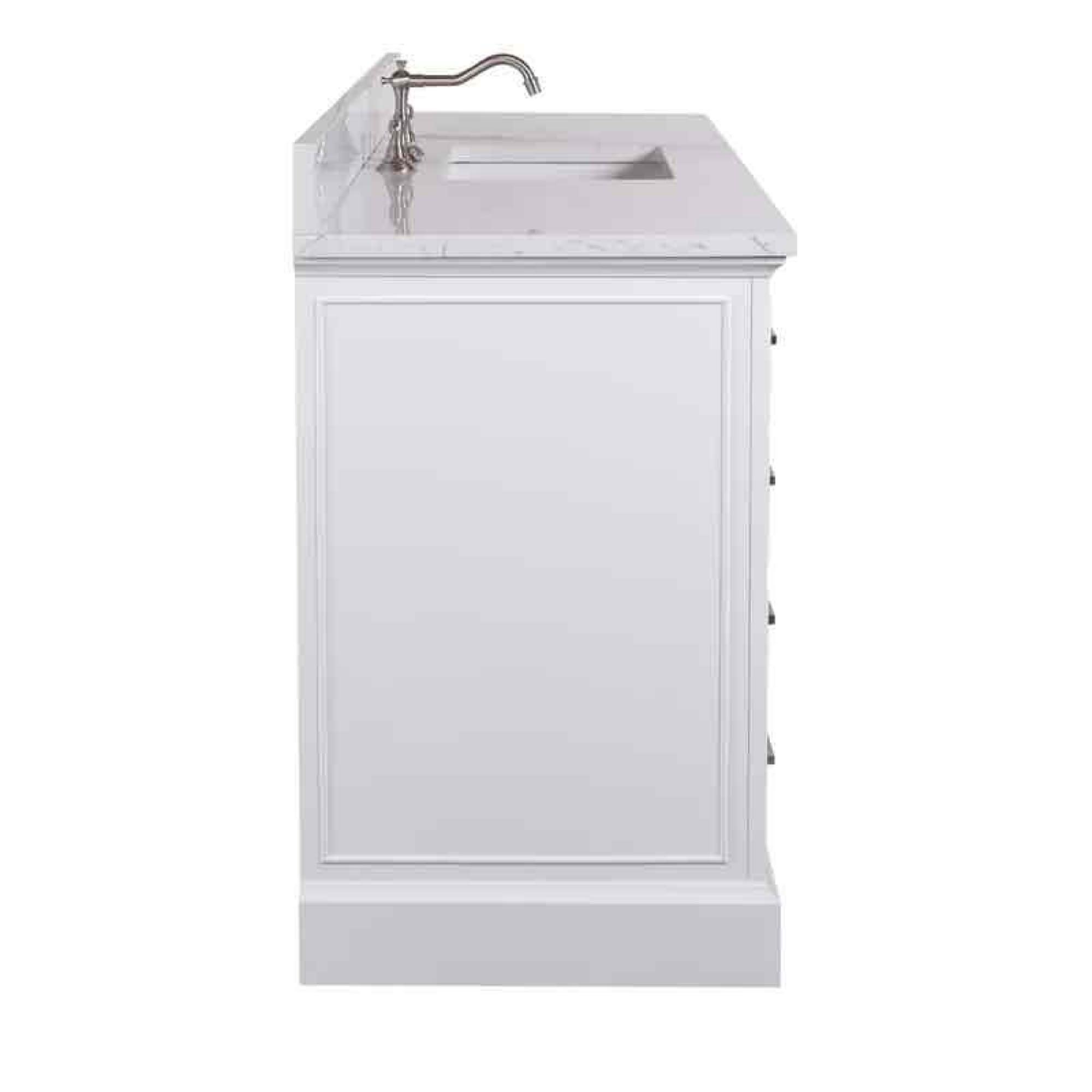 Annaline 60'' Single Bathroom Vanity with Engineered Stone Top