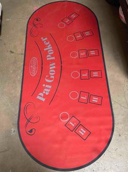 For Poker Table Mat 74 x 32 Inch